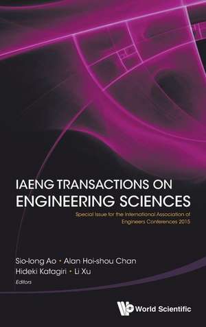 IAENG TRANSACTION...2015 de Alan Hoi-Shou Chan Hideki Sio-Iong Ao