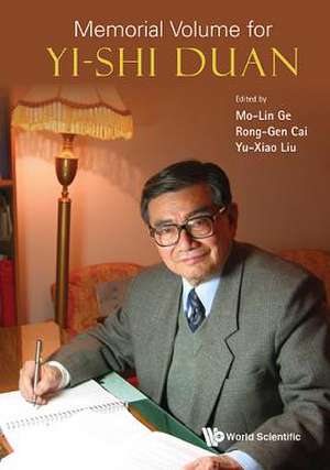 MEMORIAL VOLUME FOR YI-SHI DUAN de Rong-Gen Cai & Yu-Xiao Liu Mo-Lin Ge