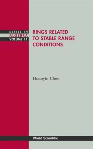 Rings Related to Stable Range Conditions de Huanyin Chen