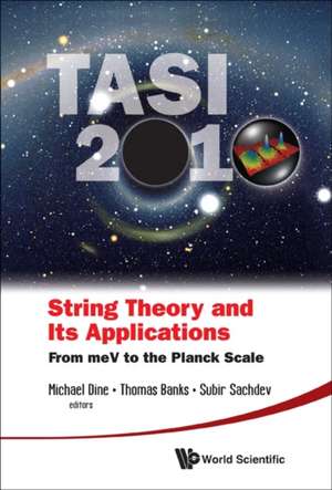 String Theory and Its Applications de Thomas Banks