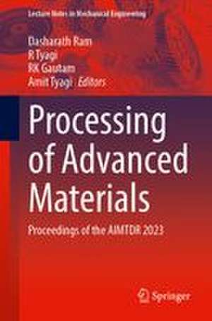Processing of Advanced Materials de Amit Tyagi
