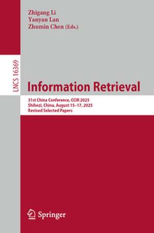 Information Retrieval de Zhigang Li