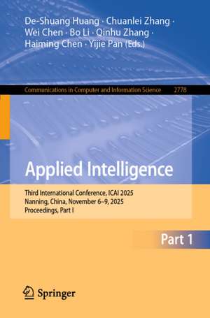 Applied Intelligence de De-Shuang Huang