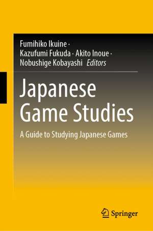 Japanese Game Studies de Akito Inoue