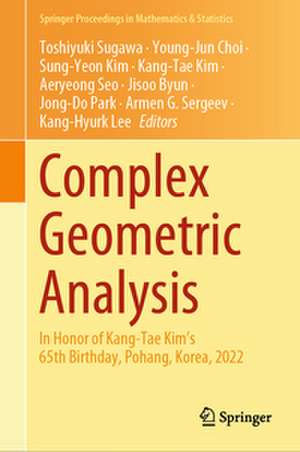 Complex Geometric Analysis de Toshiyuki Sugawa