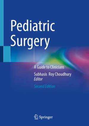 Pediatric Surgery de Subhasis Roy Choudhury