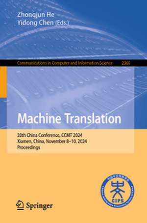 Machine Translation de Zhongjun He