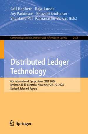 Distributed Ledger Technology de Salil Kanhere