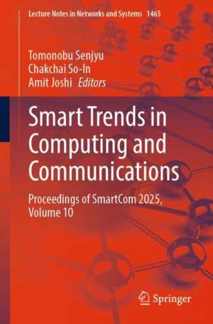 Smart Trends in Computing and Communications de Tomonobu Senjyu