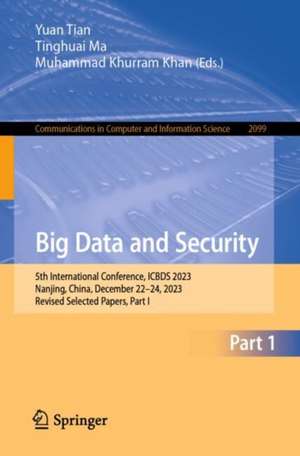 Big Data and Security de Yuan Tian