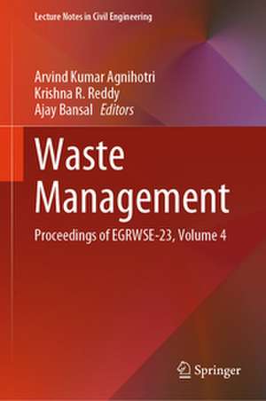 Waste Management de Arvind Kumar Agnihotri