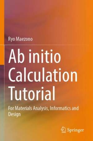 Ab initio Calculation Tutorial de Ryo Maezono