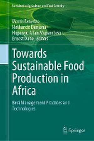 Towards Sustainable Food Production in Africa: Best Management Practices and Technologies de Morris Fanadzo