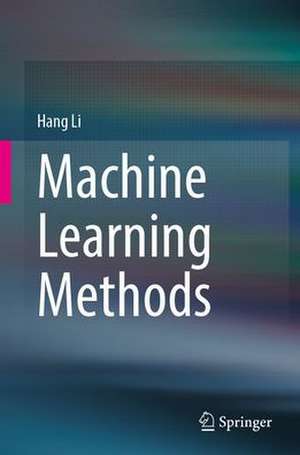 Machine Learning Methods de Hang Li