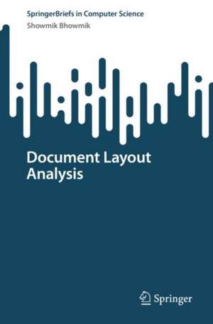 Document Layout Analysis de Showmik Bhowmik