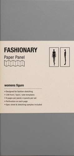 Paper Panel Womens Figure de Fashionary