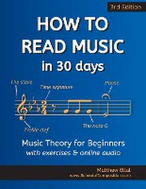 How to Read Music in 30 Days de Matthew Ellul