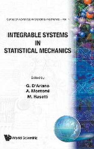 INTEGRABLE SYSTEMS IN STATISTICAL...(V1) de D'Ariano G