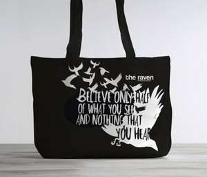 The Raven Tote Bag: (Tote Bag) de Publikumart