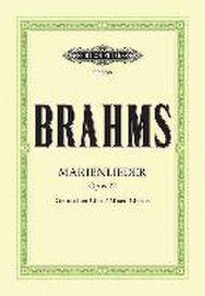 Marienlieder Op. 22 de Johannes Brahms