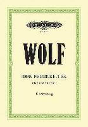 Der Feuerreiter for Mixed Choir and Orchestra (Vocal Score) de Hugo Wolf