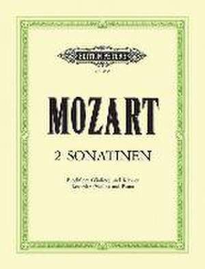 2 Viennese Sonatinas K439b/II, IV (Arranged for Recorder [Violin] and Piano) de Wolfgang Amadeus Mozart