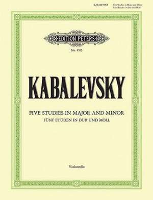 5 Studies Op. 67 de Dmitry Kabalevsky