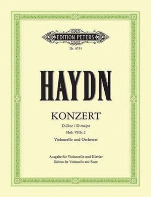 Cello Concerto in D Hob. Viib:2 (Edition for Cello and Piano) de Joseph Haydn