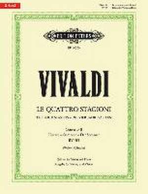 Die Jahreszeiten: Konzert für Violine, Streicher und Basso continuo g-Moll op. 8 Nr. 2 RV 315 "Der Sommer" de Antonio Vivaldi