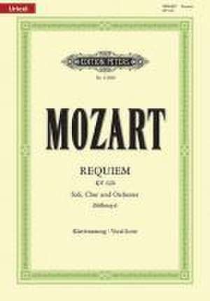 Requiem d-Moll KV 626 / SmWV 105 / URTEXT de Wolfgang Amadeus Mozart