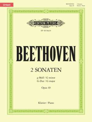 Beethoven, L: Sonaten op. 49 g-Moll Nr. 1 / G-Dur Nr. 2