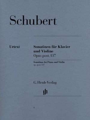 Sonatinen für Klavier und Violine op. post. 137 de Franz Schubert