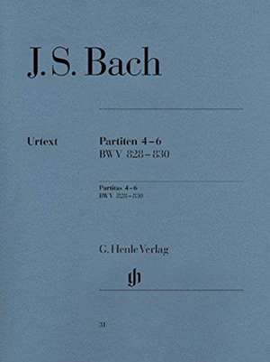 Partiten 4-6 BWV 828 - 830 de Johann Sebastian Bach