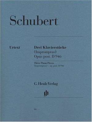 Schubert, Franz - 3 Klavierstücke (Impromptus) op. post. D 946 de Franz Schubert