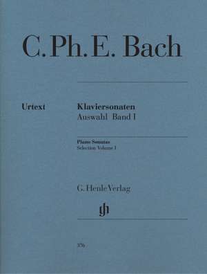 Klaviersonaten, Auswahl, Band I de Carl Philipp Emanuel Bach