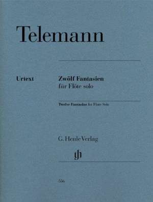 Zwölf Fantasien für Flöte solo TWV 40:2-13 de Georg Philipp Telemann