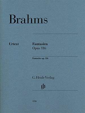 Fantasien op. 116 für Klavier zu zwei Händen. Revidierte Ausgabe von HN 120 de Johannes Brahms