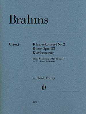 Klavierkonzert Nr. 2 B-dur op. 83 de Johannes Brahms