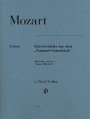 Piano Pieces from the "Nannerl Music Book" de Wolfgang Amadeus Mozart