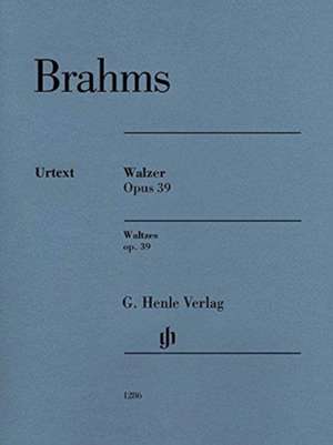 Brahms, Johannes - Waltzes op. 39 de Johannes Brahms