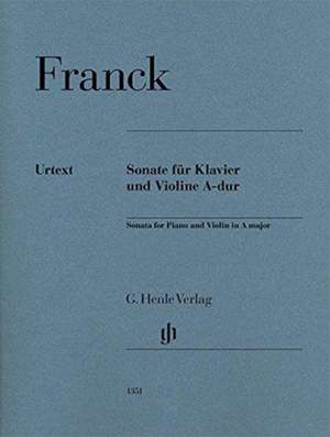 Sonate für Klavier und Violine A-dur de César Franck