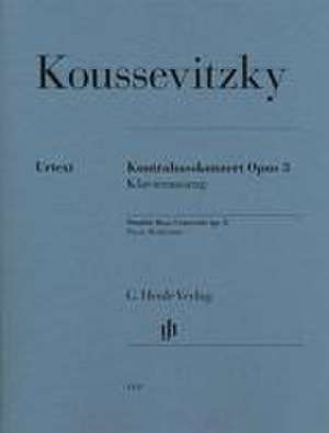 Serge Koussevitzky - Kontrabasskonzert op. 3 de Serge Koussevitzky