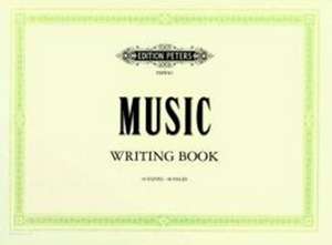 Peters Music Writing Book