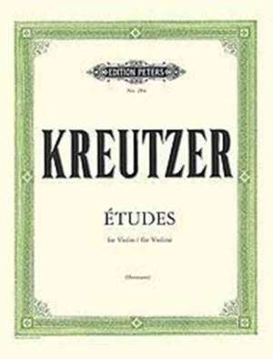 42 Etudes (Caprices) for Violin de R. KREUTZER