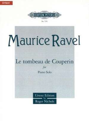 Le Tombeau de Couperin for Piano de Maurice Ravel