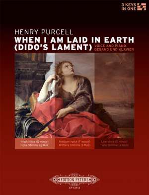 WHEN I AM LAID IN EARTH de HENRY PURCELL