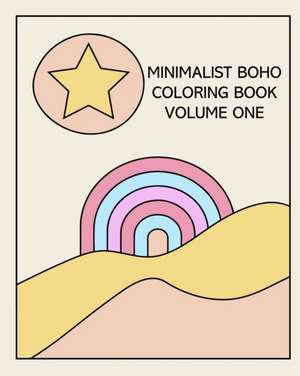 Minimalist Boho Coloring Book de Artizen Studio