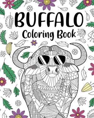 Buffalo Coloring Book de Paperland