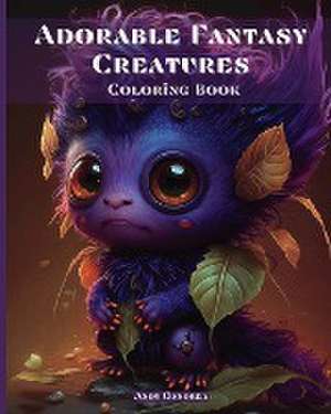 Adorable Fantasy Creatures Coloring Book de Andy Oandrea