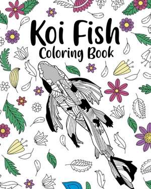 Koi Fish Coloring Book de Paperland